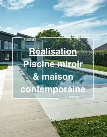 vignette web Piscine miroir & maison contemporaine